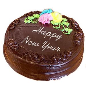 Chocolate New year Cake